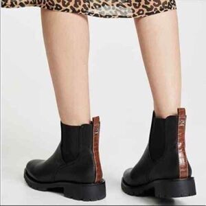 Sam Edelman Jaclyn Black Waterproof Booties‎ Sz 9.5